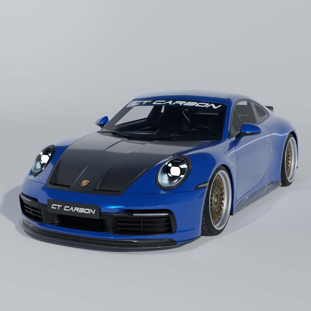 PORSCHE 911 (992.1) CARRERA 2019-2024 CARBON FIBRE KIT - CT DESIGN