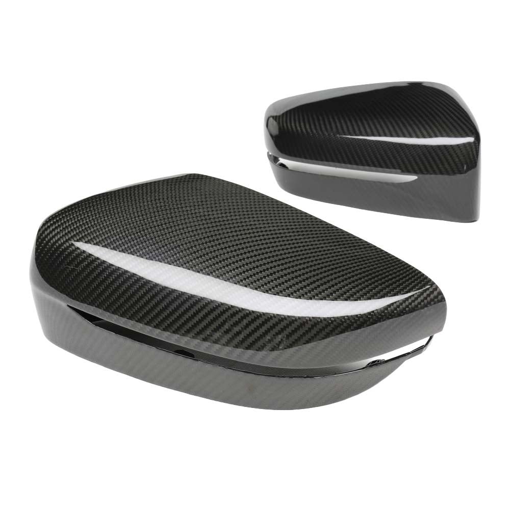 BMW G42 2 SERIES 2022+ RHD DRY CARBON FIBRE MIRROR COVER REPLACEMENTS - V1