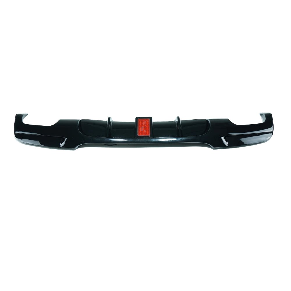 BMW 3 SERIES E90/E91 2005-2011 GLOSS BLACK LED DIFFUSER - QUAD TIP