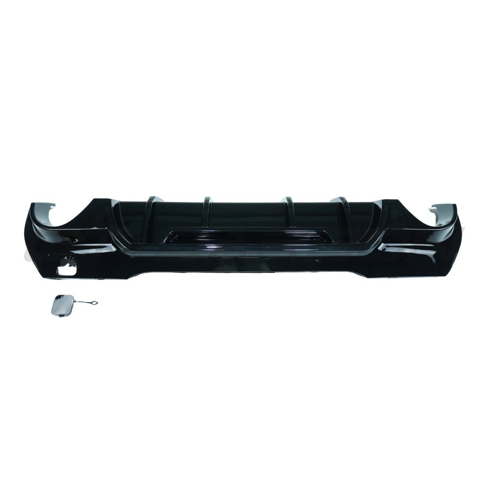 BMW F40 1 SERIES 2019-2024 GLOSS BLACK DIFFUSER - DUAL EXIT - V1