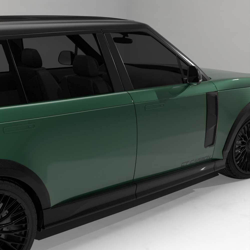 RANGE ROVER L460 2022+ CARBON FIBRE SIDE SKIRTS - LWB - CT DESIGN