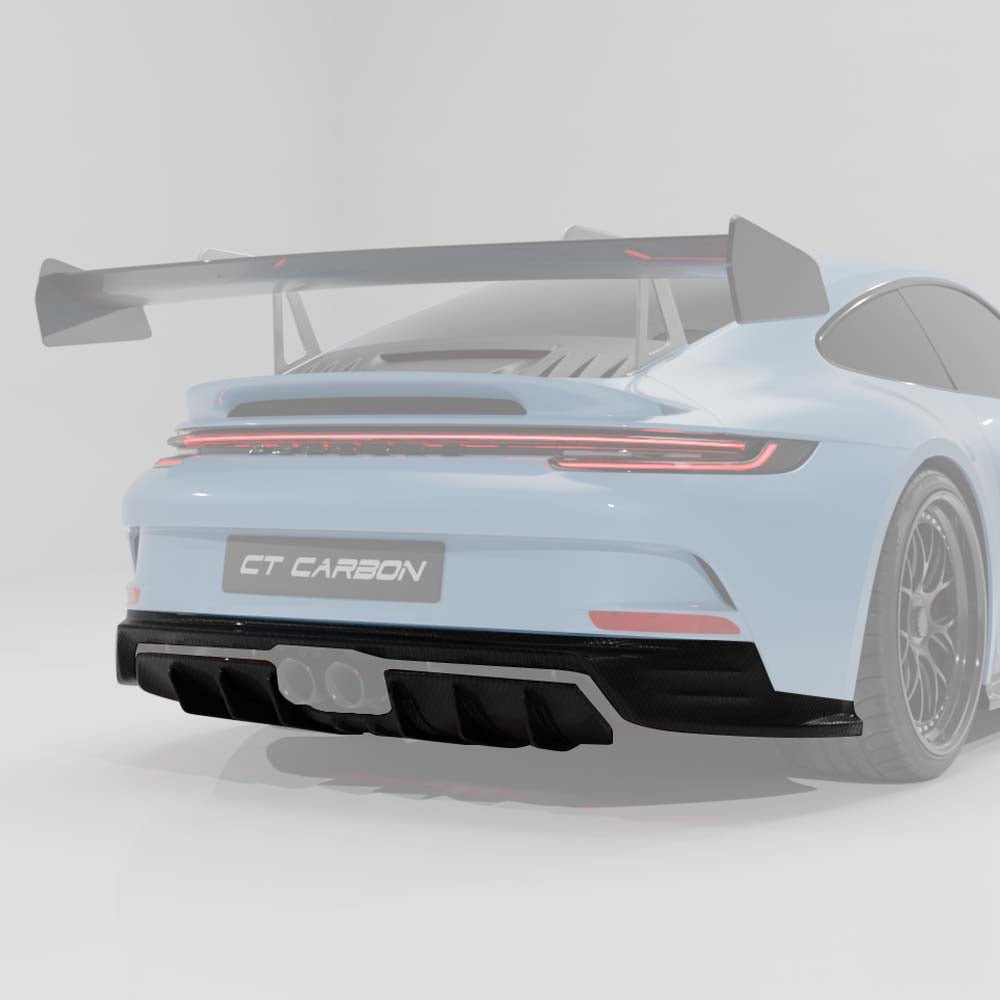 PORSCHE 911 992.1 GT3 & GT3 TOURING 2022-2024 CARBON FIBRE REAR END KIT - CT DESIGN