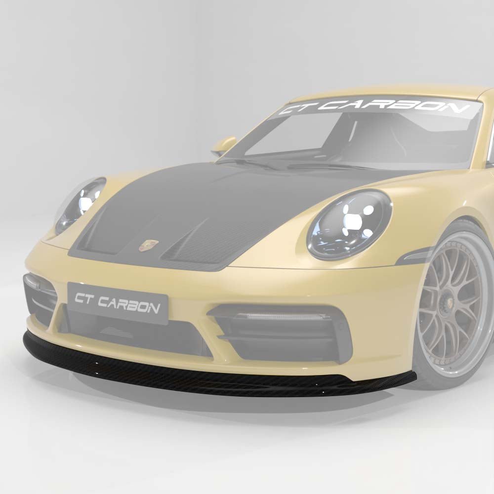 PORSCHE 911 992.1 GTS & CARRERA 2019-2024 CARBON FIBRE SPLITTER - CT DESIGN
