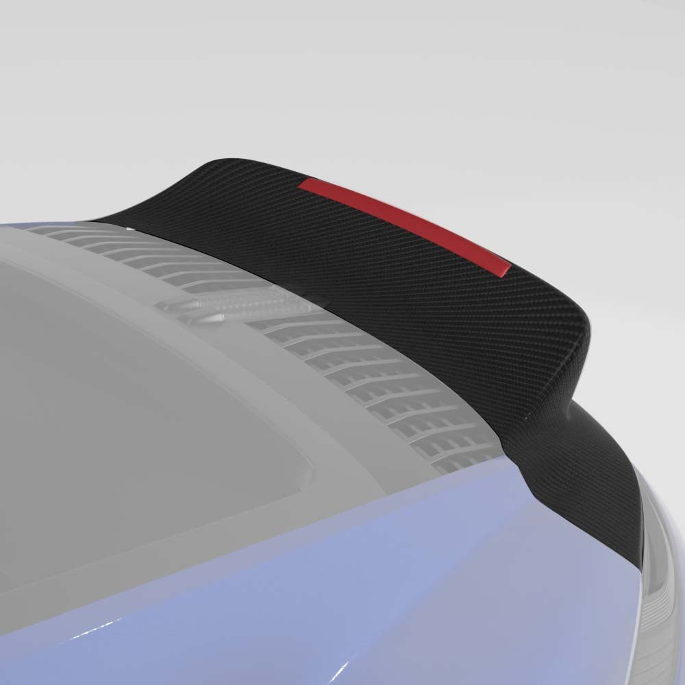 PORSCHE 911 (992.1 & 992.2) CARRERA 2019-2024 CARBON FIBRE DUCKTAIL SPOILER REPLACEMENT - V2 - CT DESIGN