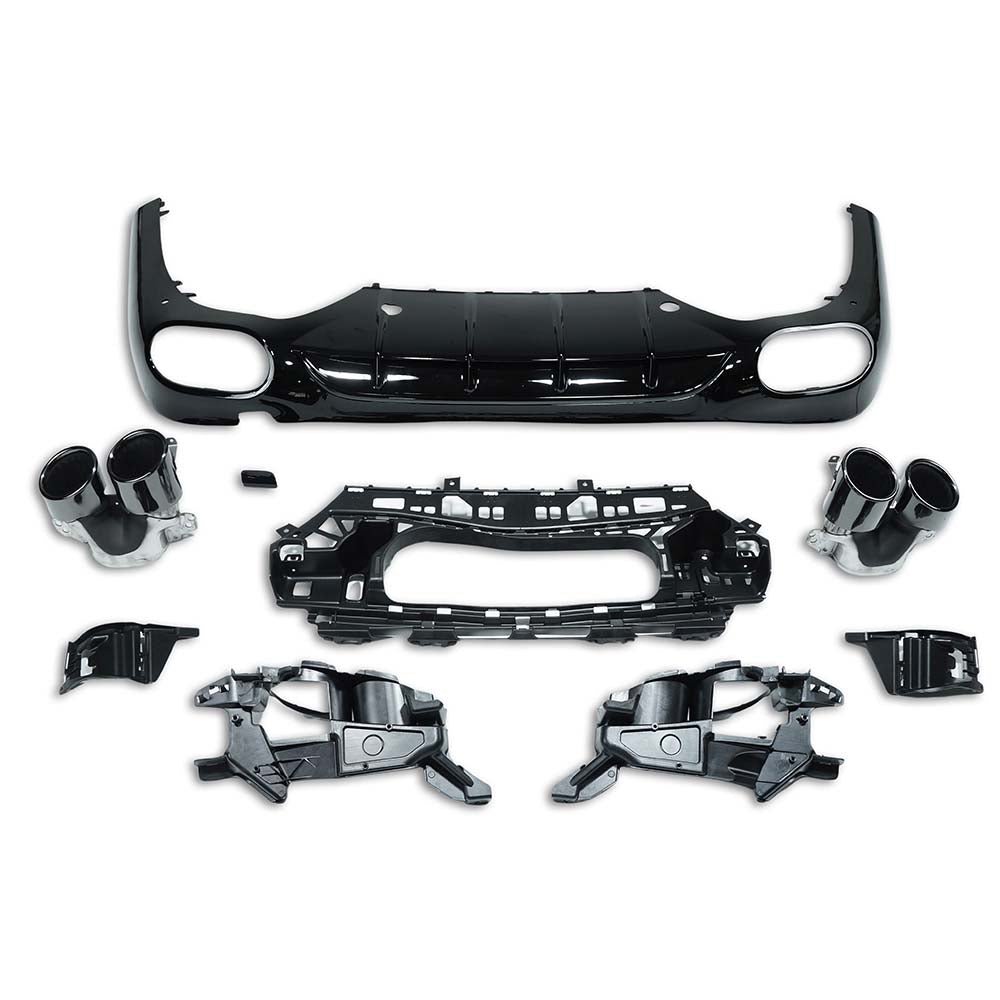MERCEDES E-CLASS W214 2024+ DIFFUSER WITH TIPS