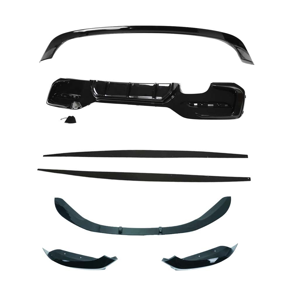 BMW F20/F21 1 SERIES LCI TWIN LEFT GLOSS BLACK KIT - V4