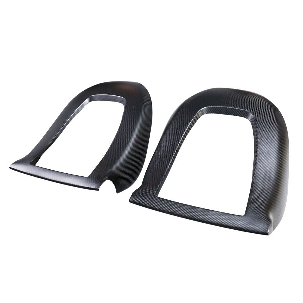TESLA MODEL 3 2017-2023 MATTE CARBON FIBRE SEAT BACK COVERS