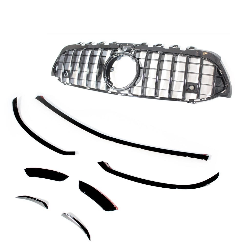 MERCEDES W177/V177 2018-2022 A-CLASS GLOSS BLACK FRONT END PACK - BLAK BY CT