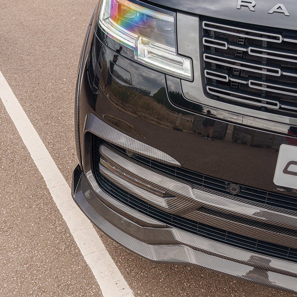 RANGE ROVER L460 2022+ CARBON FIBRE FRONT BUMPER GRILLE TRIM - CT DESIGN