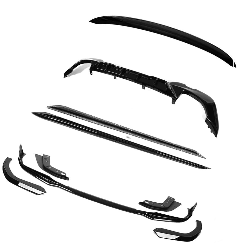 BMW 3 SERIES G20 GLOSS BLACK FULL KIT (SQUARE EXHAUST) - V1