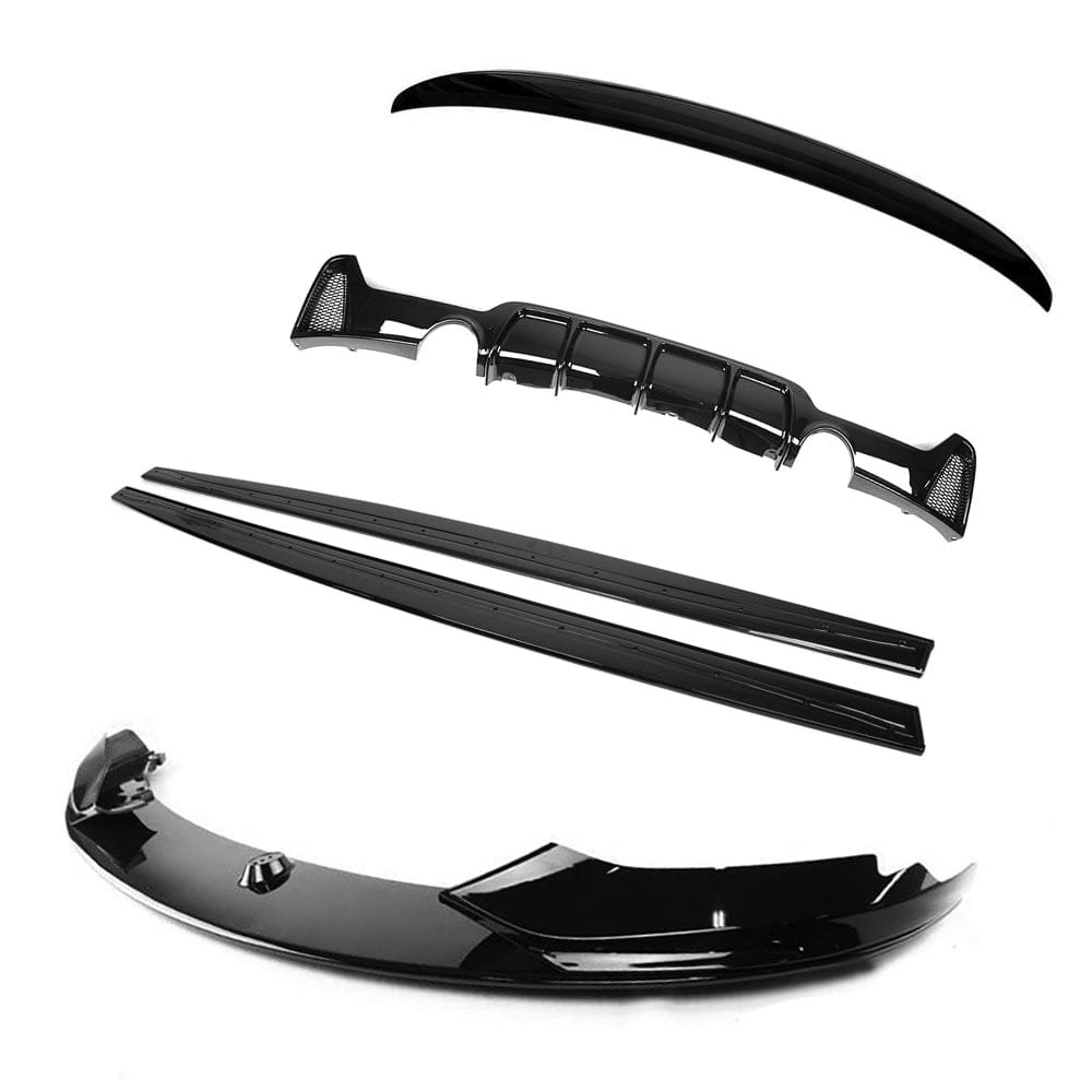 BMW 4 SERIES F32 2013-2020 GLOSS BLACK FULL KIT (DUAL EXHAUST) - V2