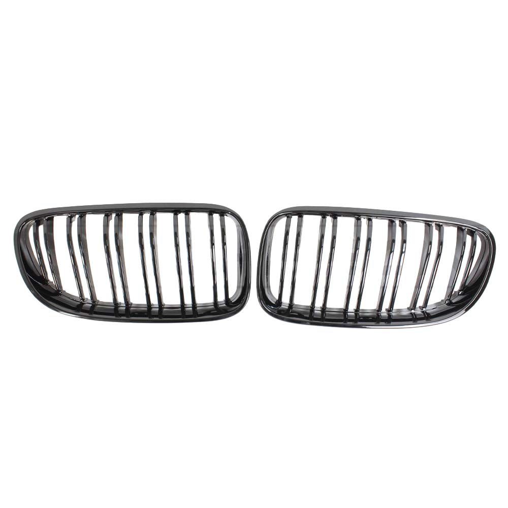 BMW E92 & E93 3 SERIES LCI DOUBLE SLAT BLACK GRILLES